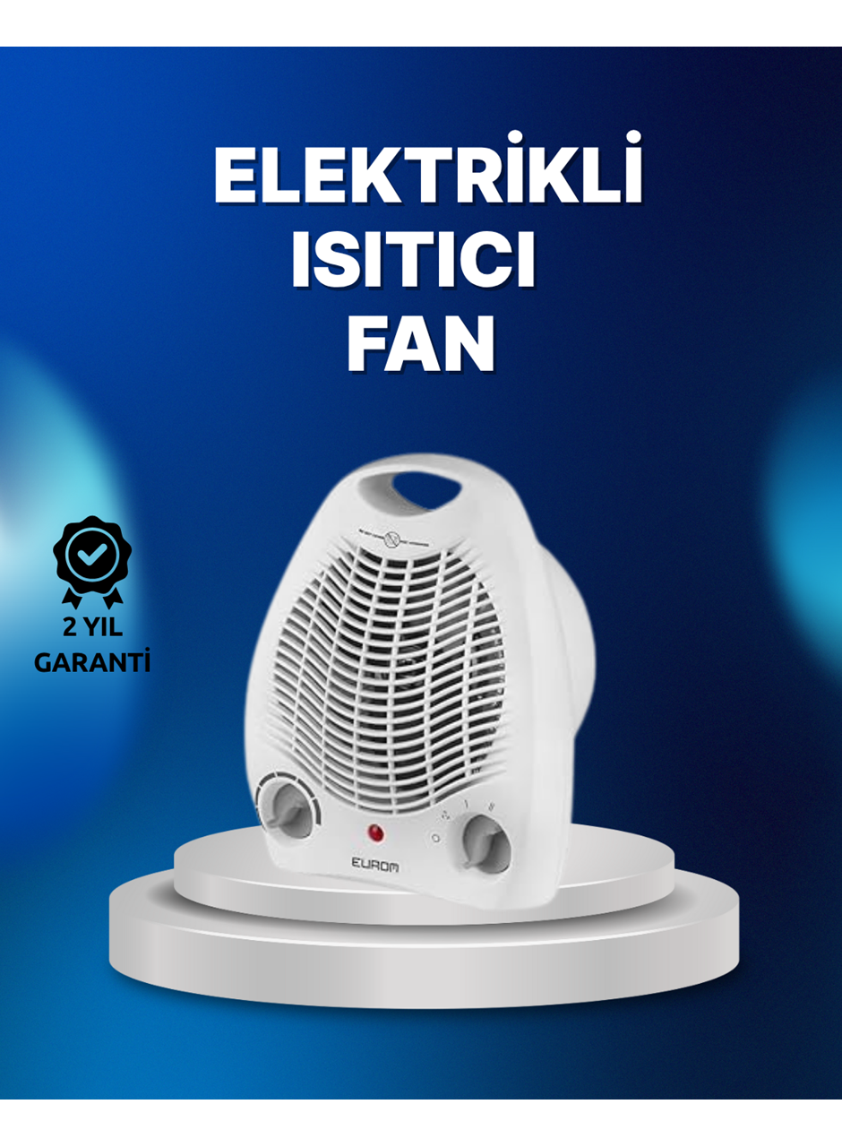 Mini Elektrikli Isıtıcı – 2000W Güç, Fanlı Isıtma, 3 Isı Modu
