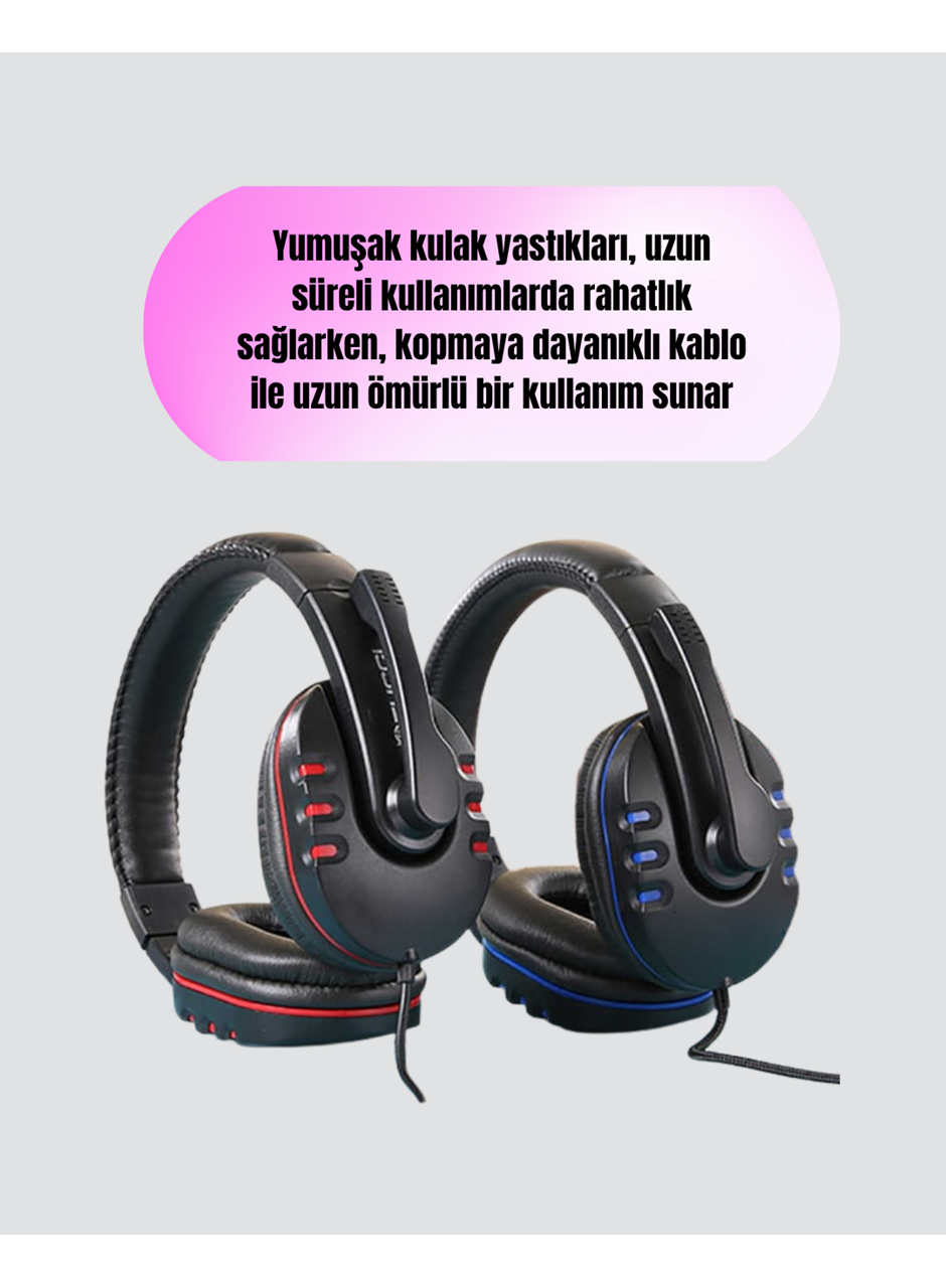 Stereo Gaming Kulaklık – Yüksek Ses Kalitesi, Ergonomik Yapı