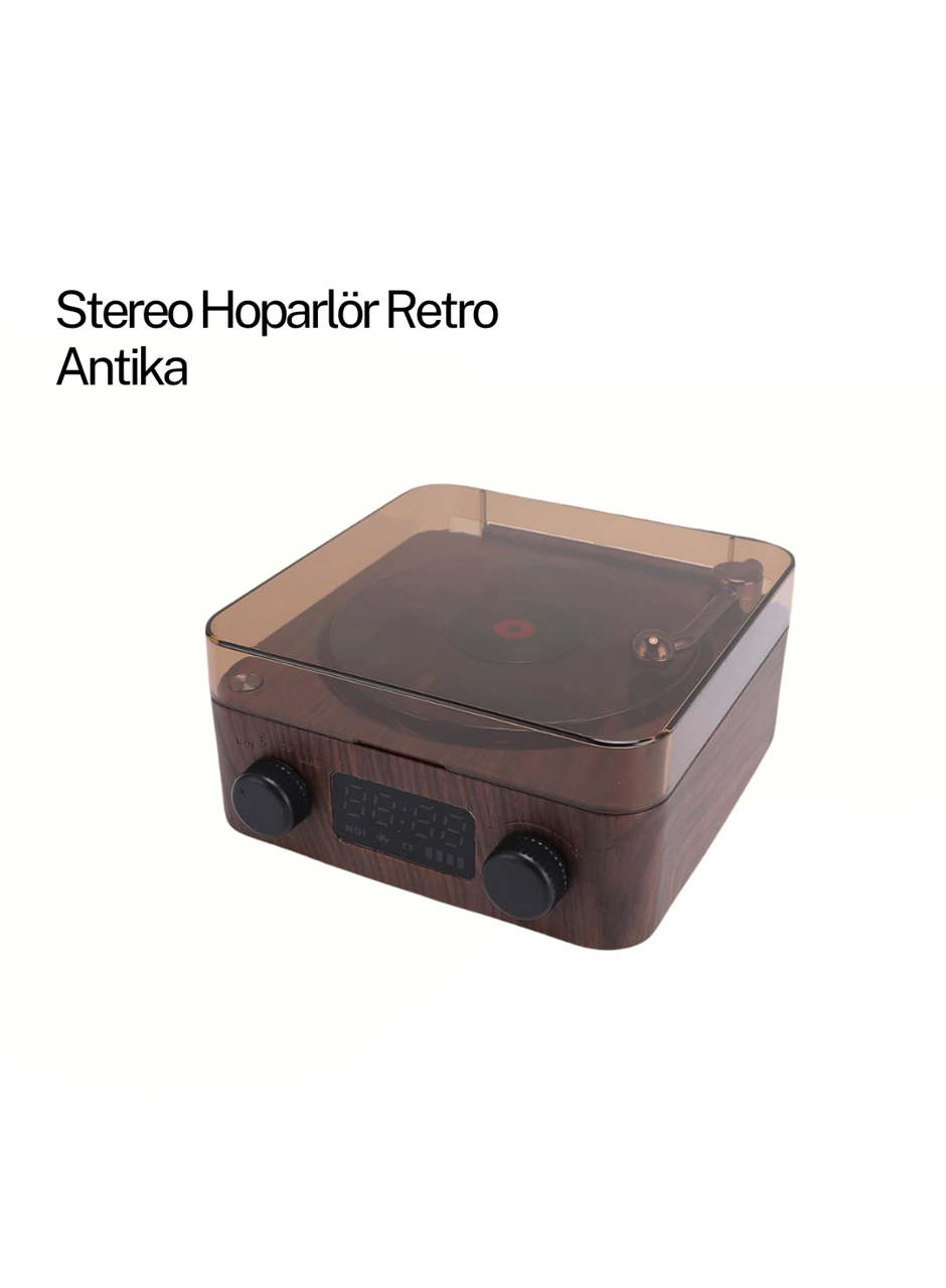 GRAMAFON SPEAKER KAHVERENGİ