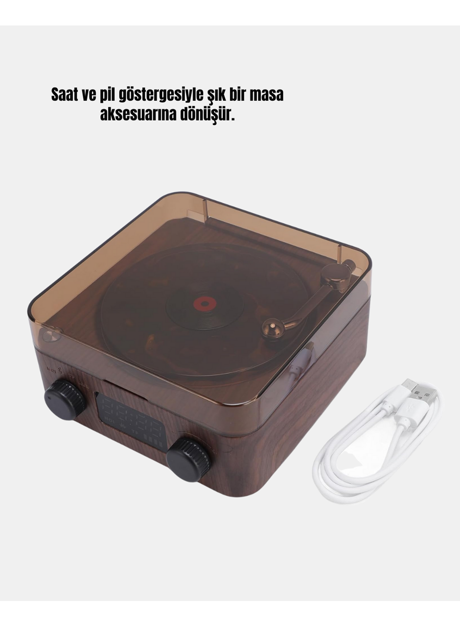 GRAMAFON SPEAKER KAHVERENGİ