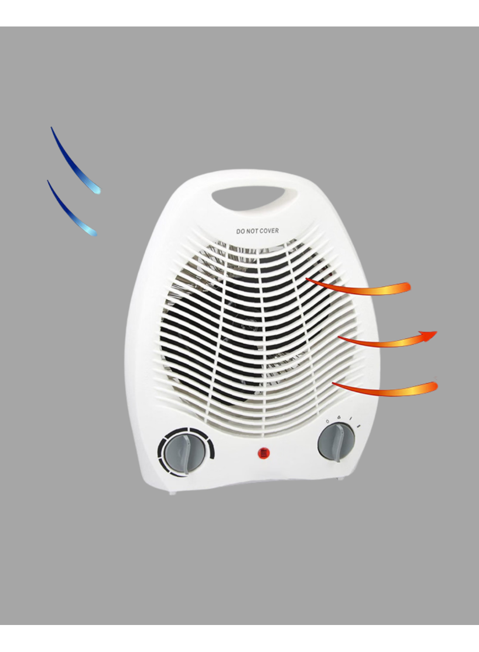 Fanlı Elektrikli Isıtıcı – 3 Kademeli Isı Ayarı ve Güvenli Kullanım