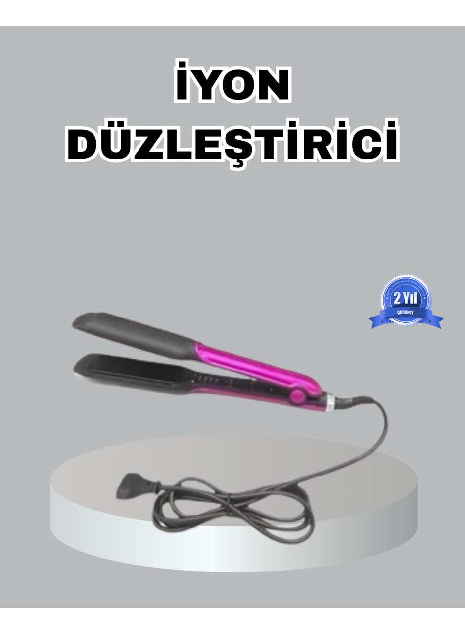 Seramik Plakalı Saç Düzleştirici – Plaka Kilitli ve Elektriklenme Önleyici