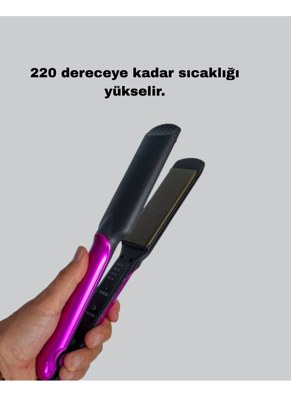 Seramik Plakalı Saç Düzleştirici – Plaka Kilitli ve Elektriklenme Önleyici