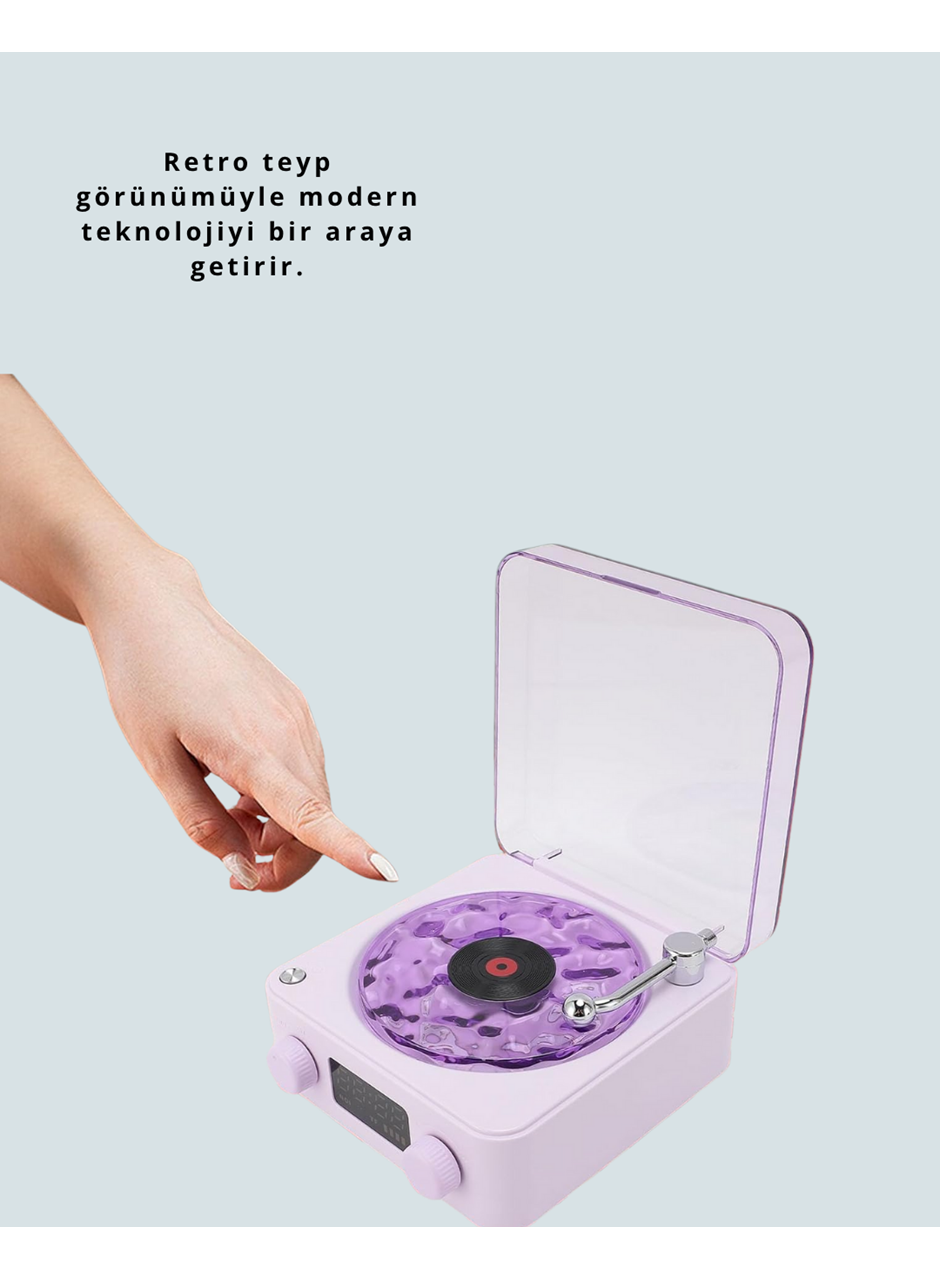 Retro Bluetooth Hoparlör MOR