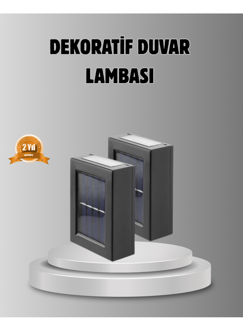 Güneş Enerjili 6 LED Solar Lamba – Fotoselli, Su Geçirmez ve Çevre Dostu Bahçe Işığı