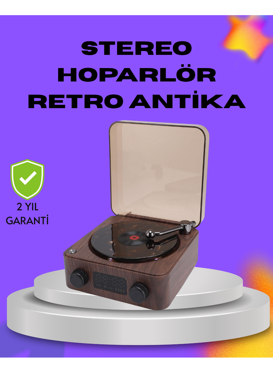 Dekoratif Gece Işıklı Bluetooth Hoparlör – Saatli Tasarım