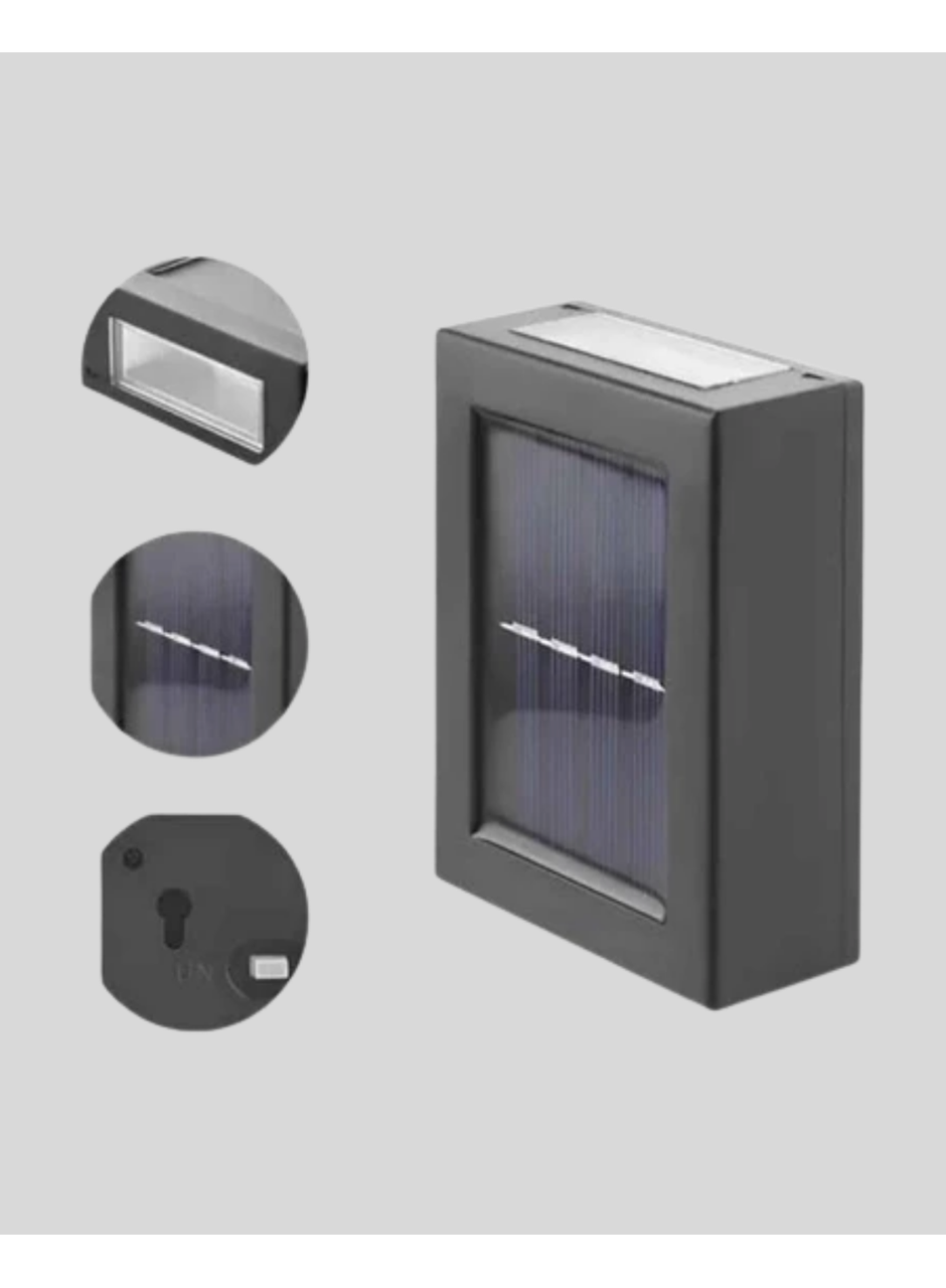 6 LED Güneş Enerjili Sensörlü Lamba – Akıllı Işık Sensörlü, Enerji Tasarruflu Bahçe Aydınlatma