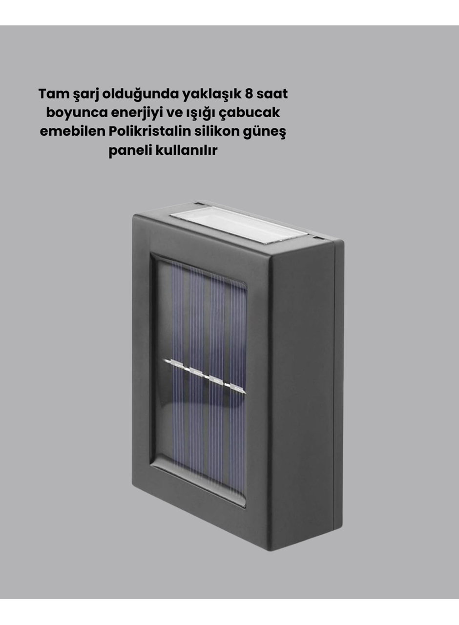 Güneş Enerjili LED Duvar Aydınlatması