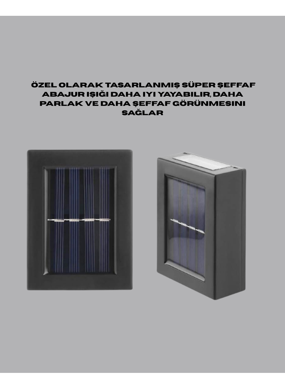 Güneş Enerjili LED Duvar Aydınlatması
