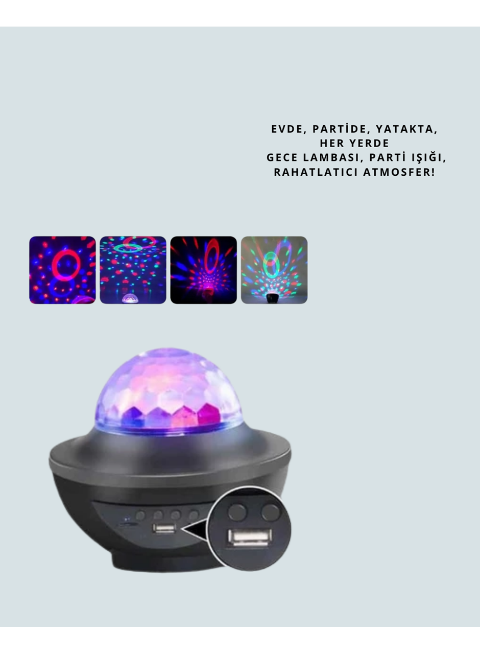 10 Renkli Kombinasyon + Breathing Light + 2 Saat Zamanlayıcılı Star Lamba