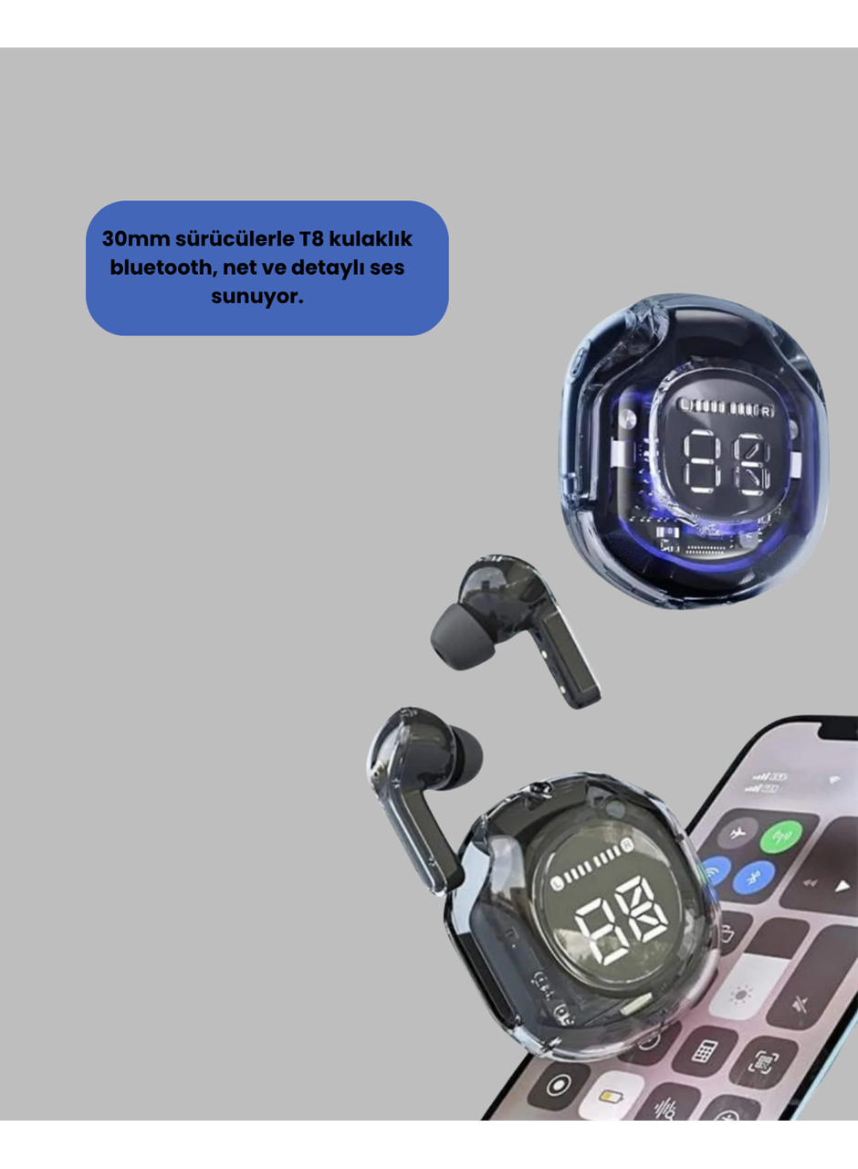 Kablosuz Bluetooth Kulaklık Hifi Ses Kalitesi ve Mikrofonlu