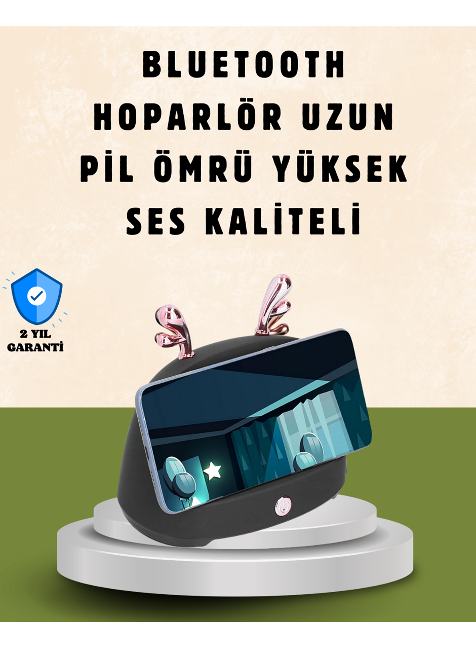 Kablosuz İndüksiyonlu Telefon Tutucu & Hoparlör – Net Ses, Kolay Kullanım