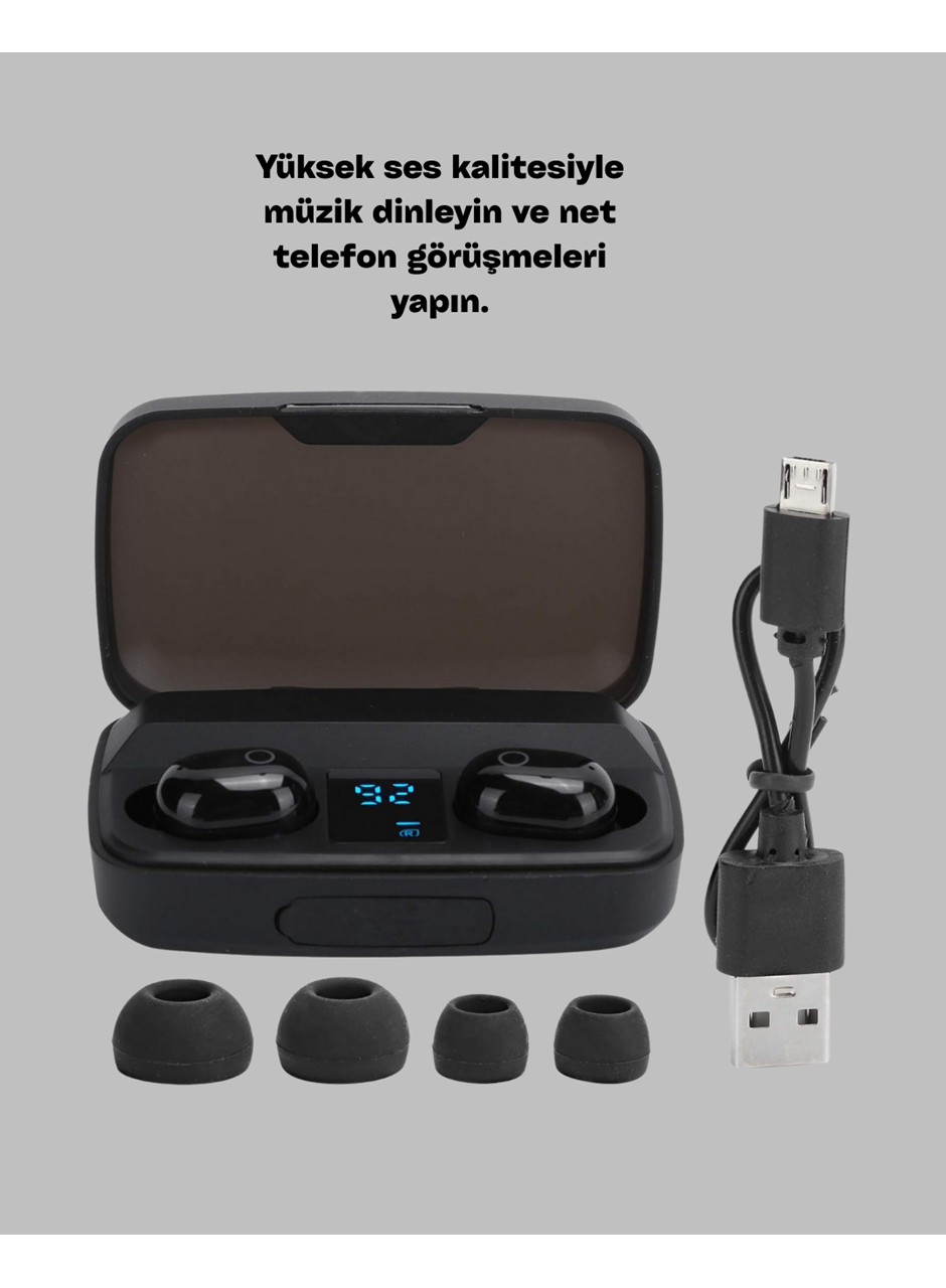 Bluetooth V5.0 Teknolojili Parmak Dokunmatik Kontrol Kulaklık Seti