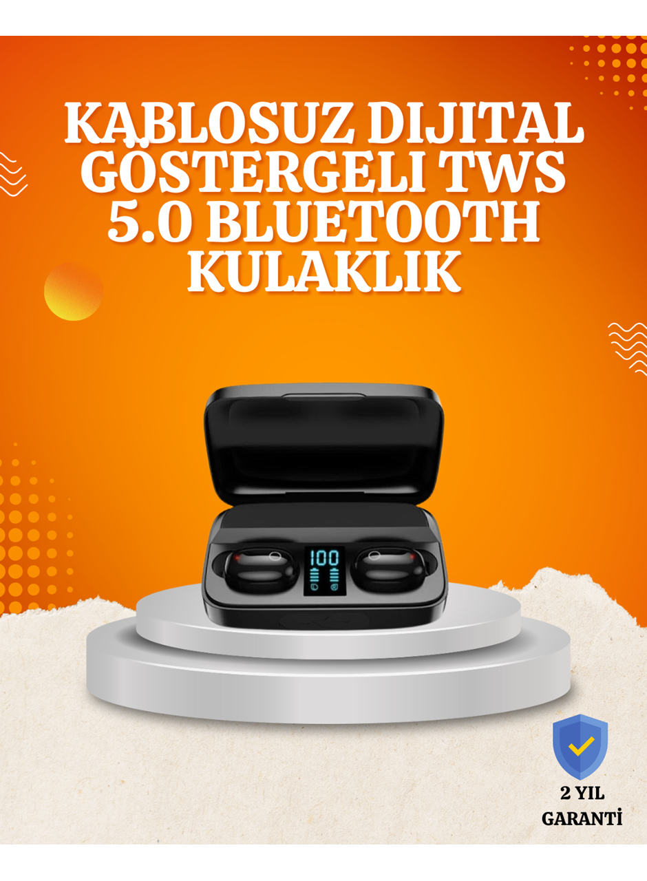 1800 mAh Güçlü Şarj Kutusu ile Bluetooth Kulaklık Seti