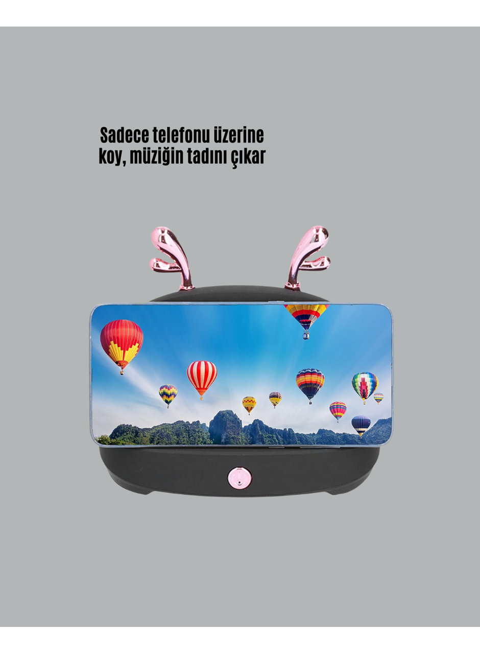 Taşınabilir Kablosuz Telefon Tutucu ve Bluetooth Hoparlör – Kompakt Tasarım, Üstün Ses