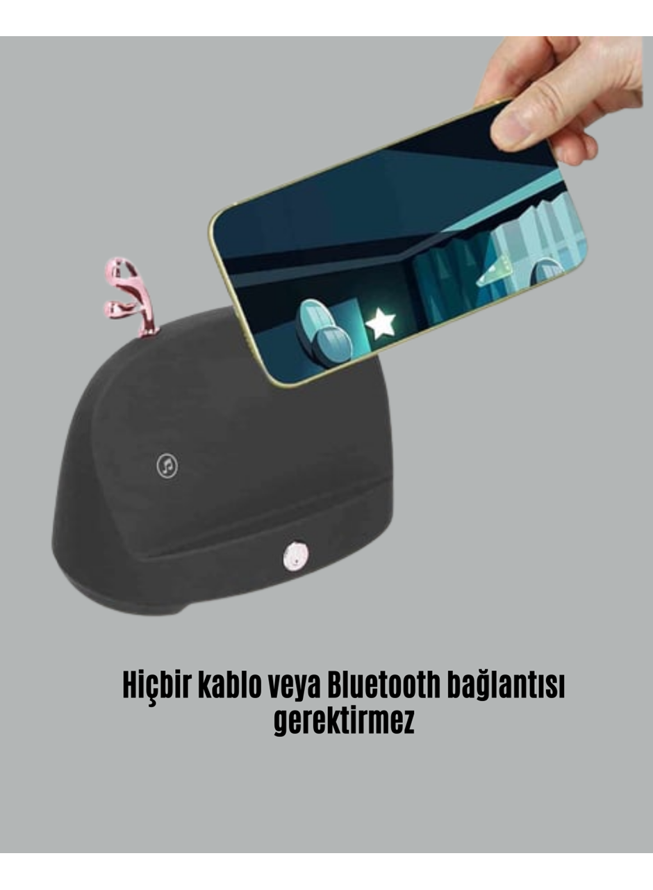 Kablosuz Telefon Tutucu ve Bluetooth Hoparlör – Pratik ve Şık Ses Çözümü