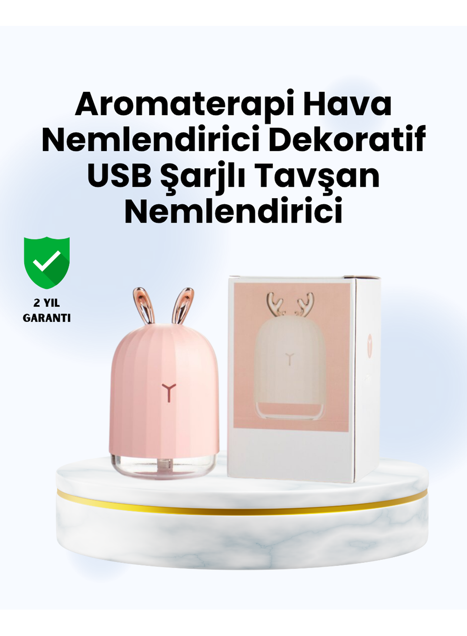 Beyaz Renk Ultrasonik Hava Nemlendirici ve Aromaterapi Difüzörü