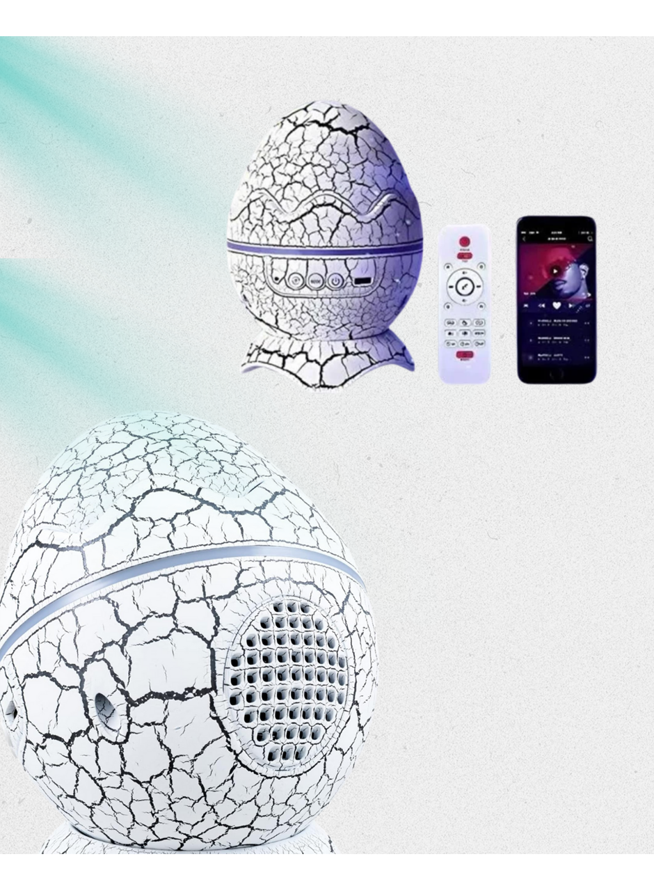 14 Renkli Nebula Yıldız Projektör + Müzik + Gürültü Cihazı + Zamanlayıcılı