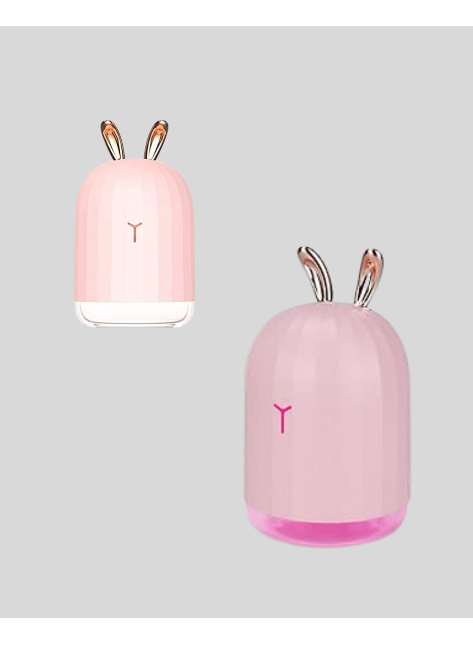 USB Bağlantılı Sessiz Çalışan LED Işıklı Nemlendirici Difüzör 200 ml