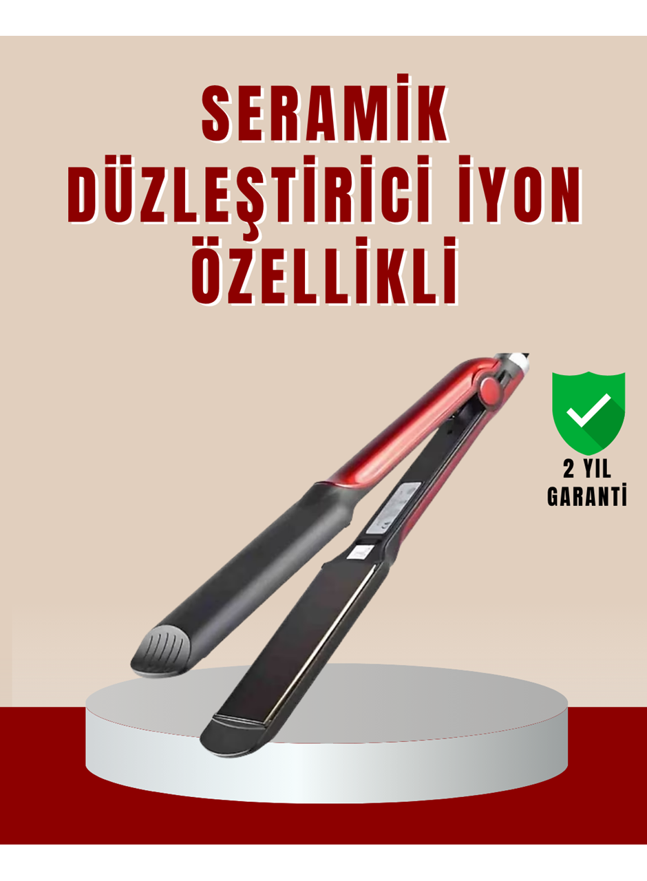 Profesyonel Saç Düzleştirici – 360° Döner Kablo ve Kompakt Tasarım