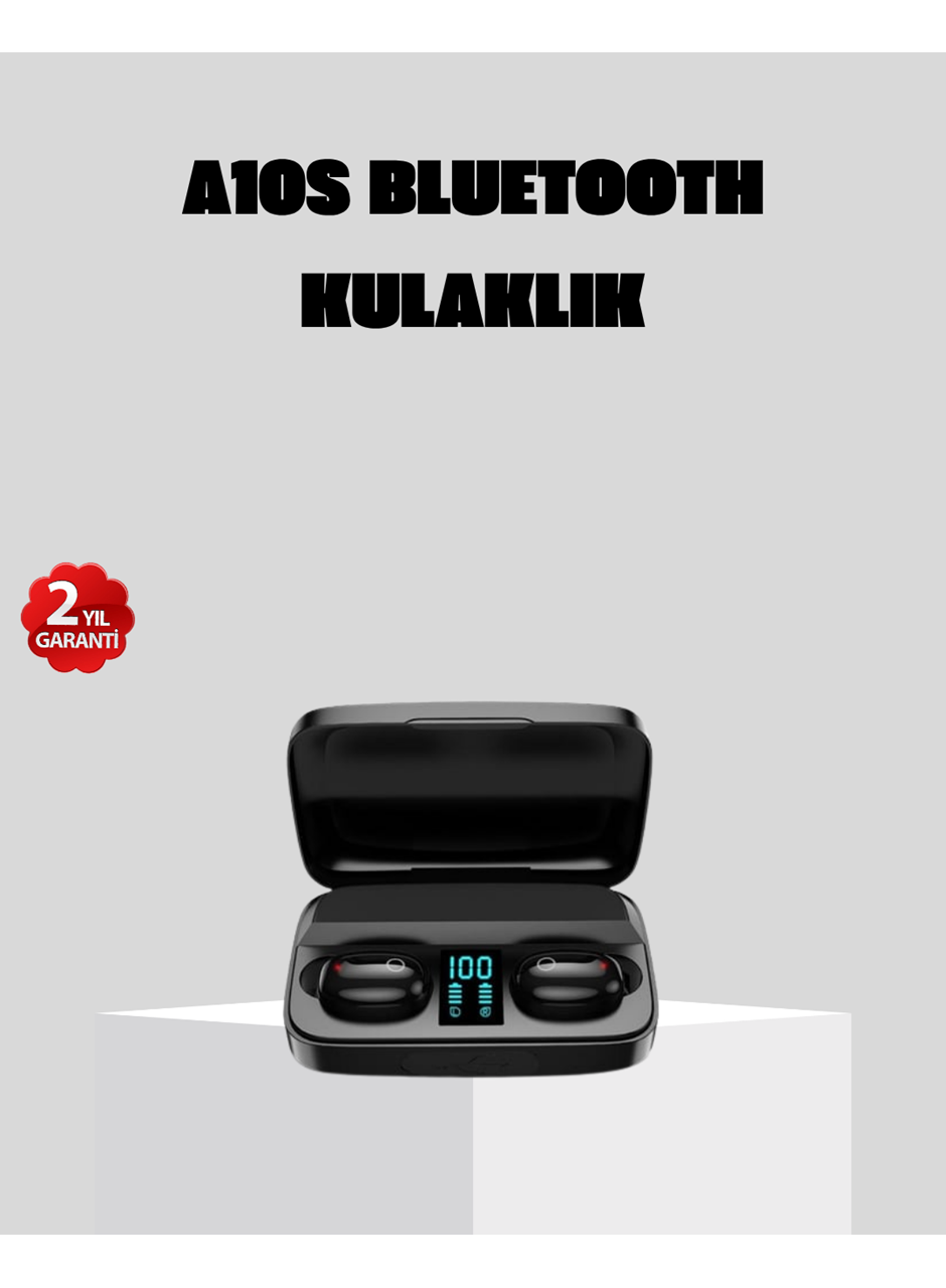 A10s Kablosuz Bluetooth Kulaklık – 1800mAh Powerbank, Otomatik Eşleşme, iOS/Android Uyumlu