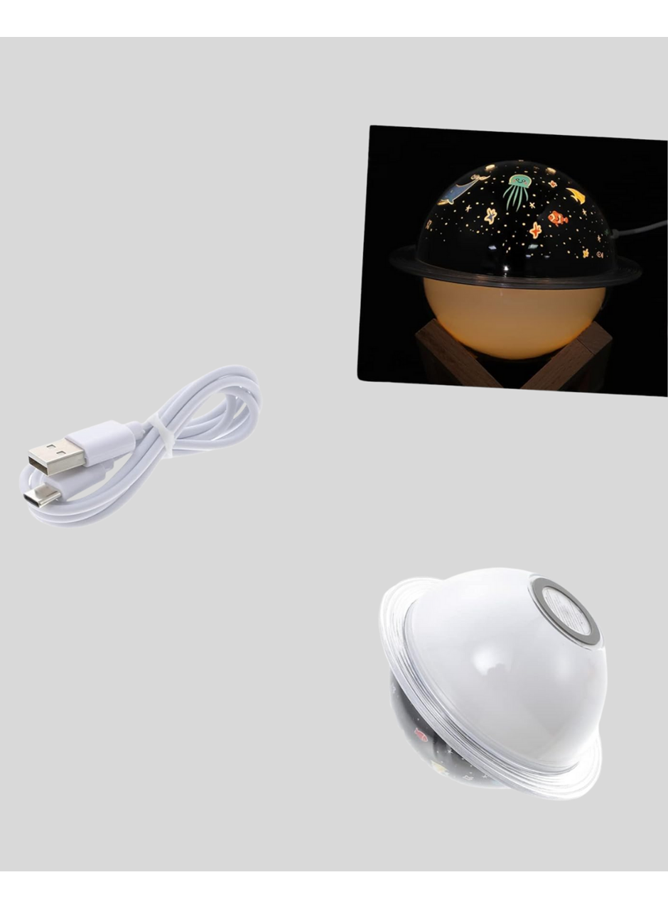 USB ile çalışan projektörlü aromaterapi nemlendirici masaüstü kullanım için uygun