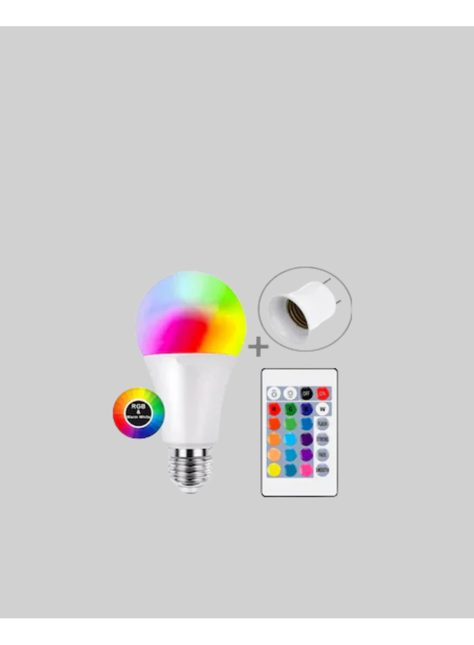 RGBW Teknolojili Akıllı LED Ampul, Zamanlayıcılı