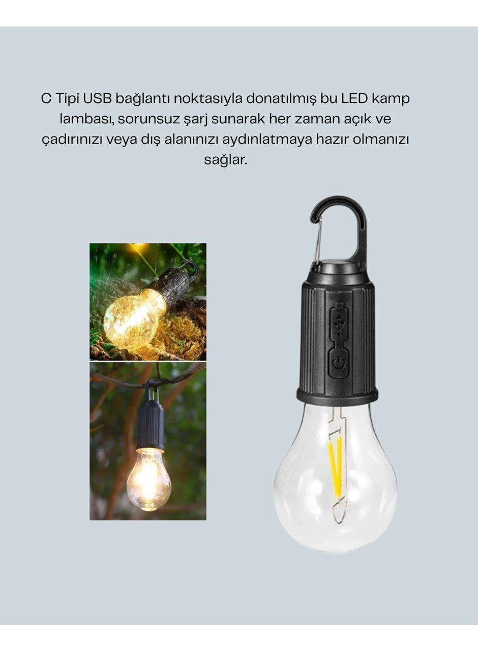 Su Geçirmez Dış Mekan LED Çadır Işığı