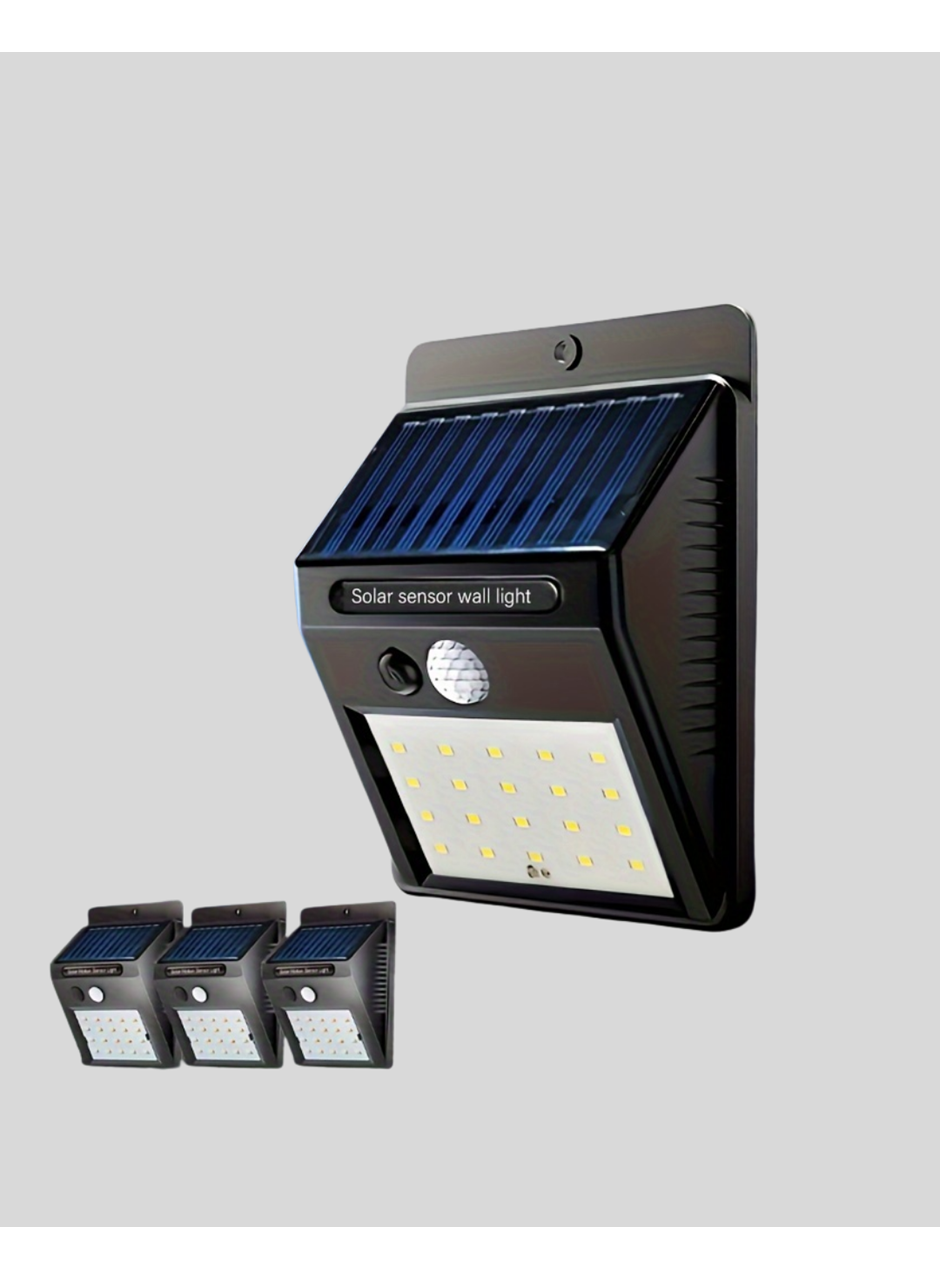 Solar LED Bahçe Aydınlatma – Hareket Sensörlü, Güneş Paneliyle Şarj Olan, IP65 Dayanıklı