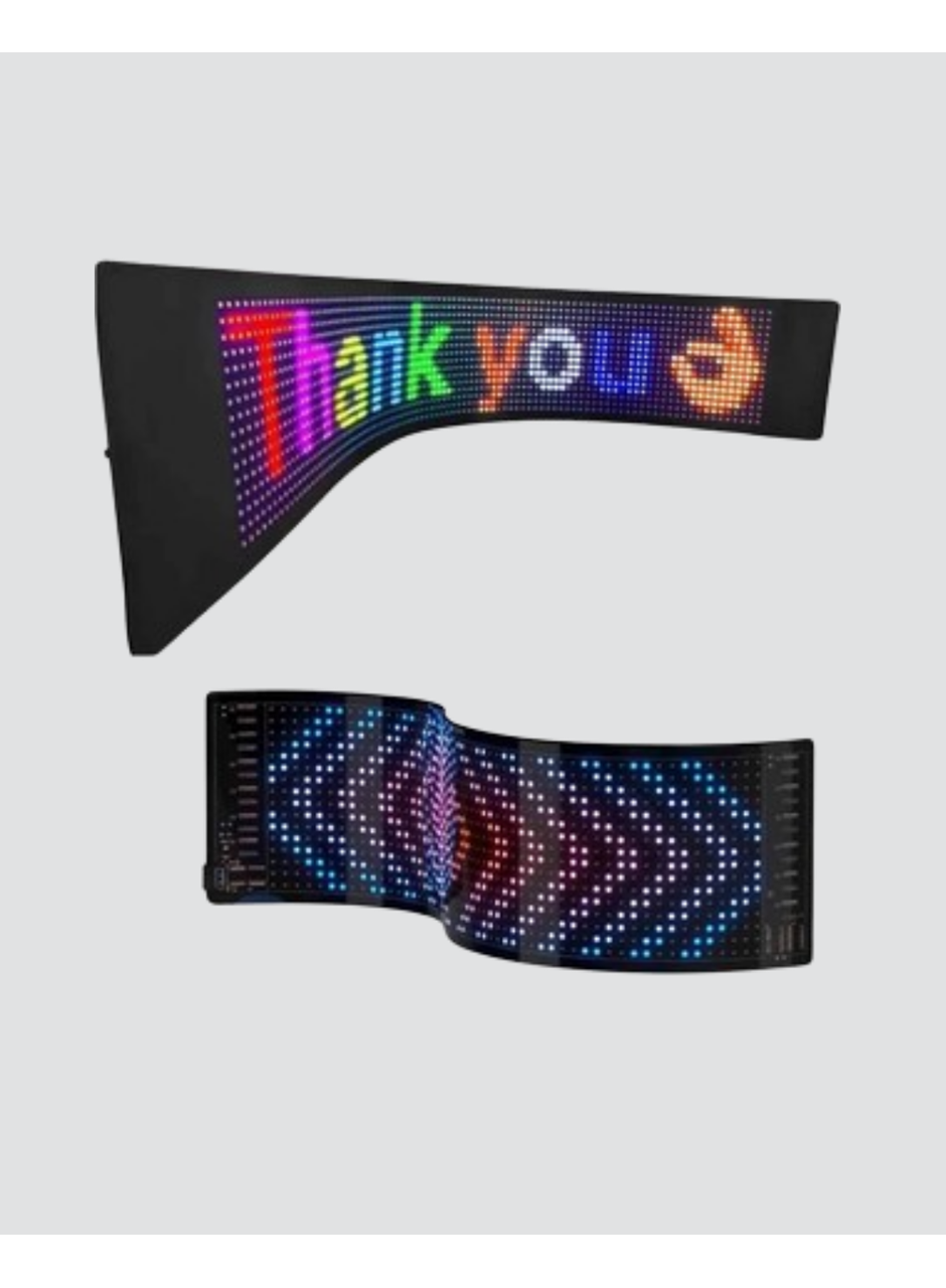 5V USB Akıllı Piksel LED Panel – Mobil Uygulama Kontrollü, Renkli Işık Efektli