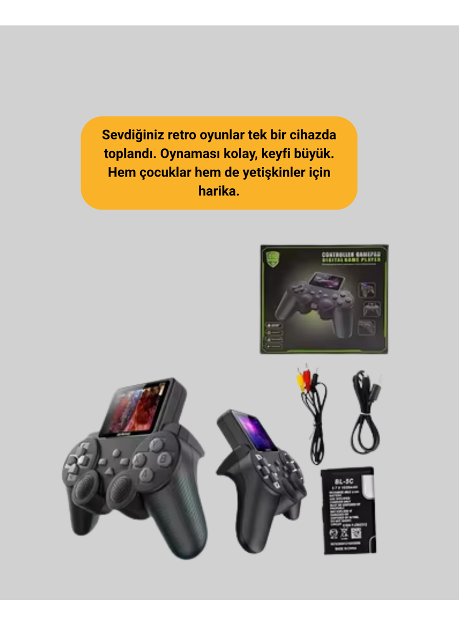 500 Oyun Tek Cihazda! Nostalji ve Eğlence Yanınızda