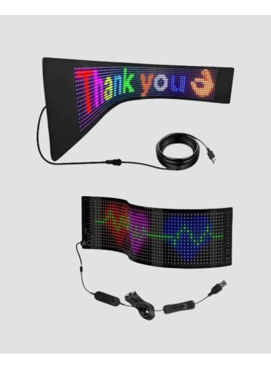 Akıllı LED Matrix Panel – USB Bağlantılı, Kaydırmalı Yazı ve Animasyon Desteği