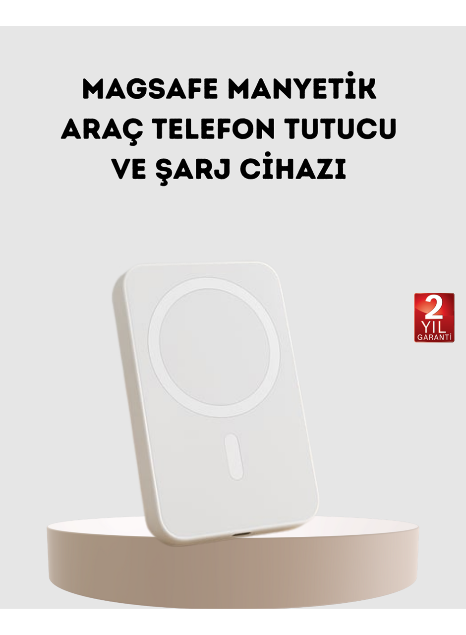 5000mAh Manyetik Powerbank – iPhone Serisi İçin Taşınabilir Kablosuz Şarj Cihazı