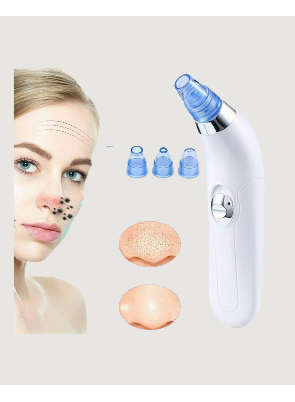 USB Destekli 4 Başlıklı Siyah Nokta Vakum Cihazı – Gözenek Temizleyici ve Cilt Yenileyici Bakım Aleti - Lisinya