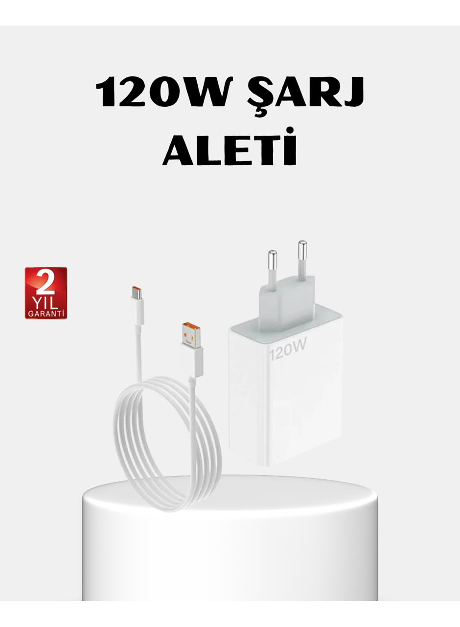 120W Type-C Hızlı Şarj Adaptörü – Akıllı Koruma ve Turbo Güç Desteği