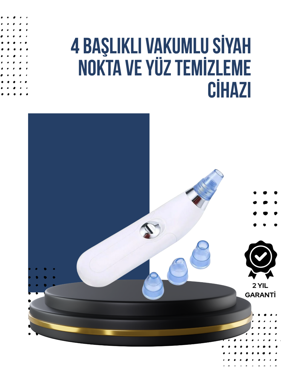 Mikro Kristal Başlıklı Siyah Nokta Temizleme Cihazı – Vakum Gücüyle Gözenek Sıkılaştırıcı - Lisinya