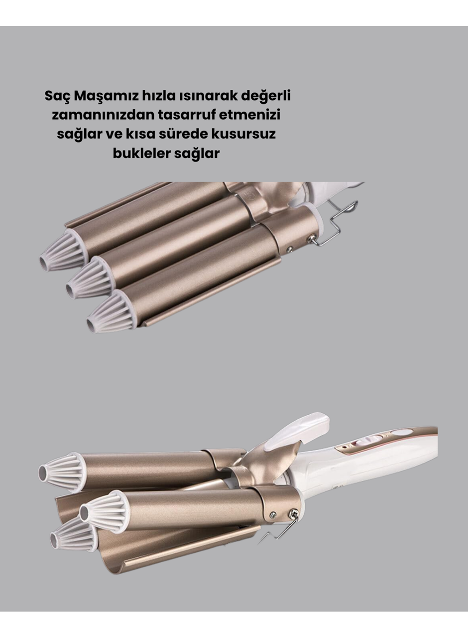 Profesyonel Kullanıma Uygun Bukle Maşası