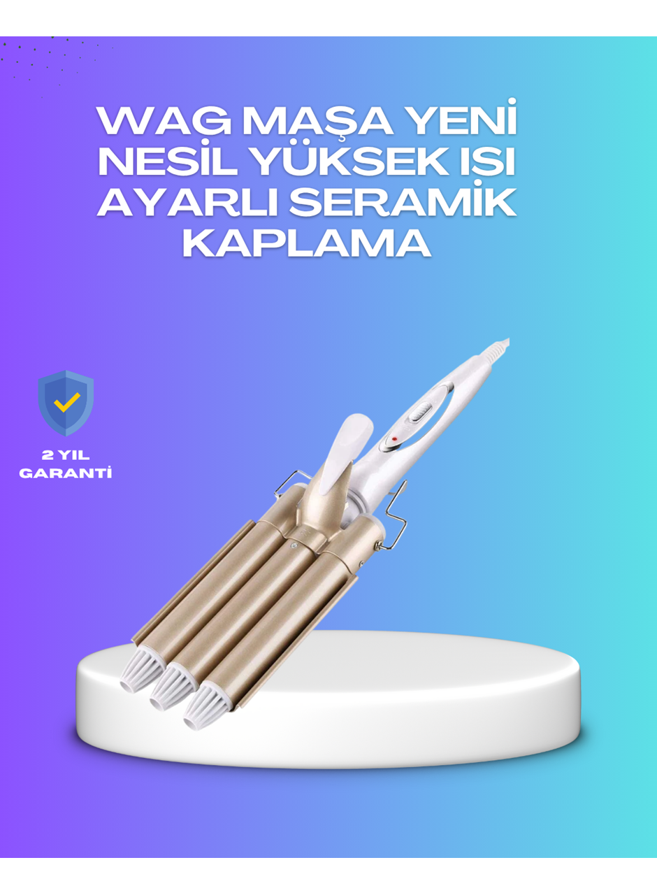 Hızlı Isınan Şarjlı Saç Kıvırıcı Maşa