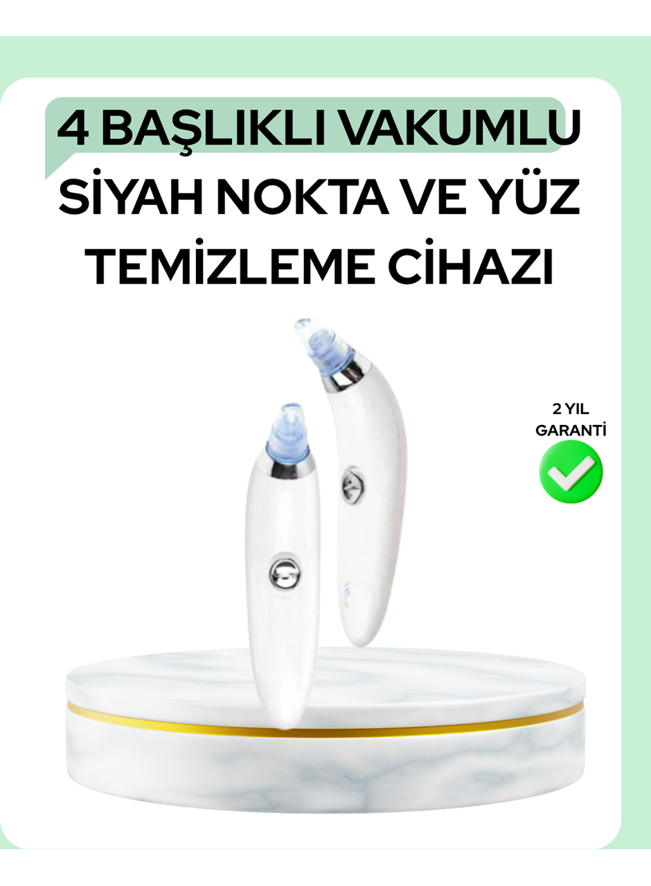 Gözenek Açıcı Buhar Etkili Vakumlu Siyah Nokta Temizleyici – Farklı Cilt Tiplerine Uygun - Lisinya