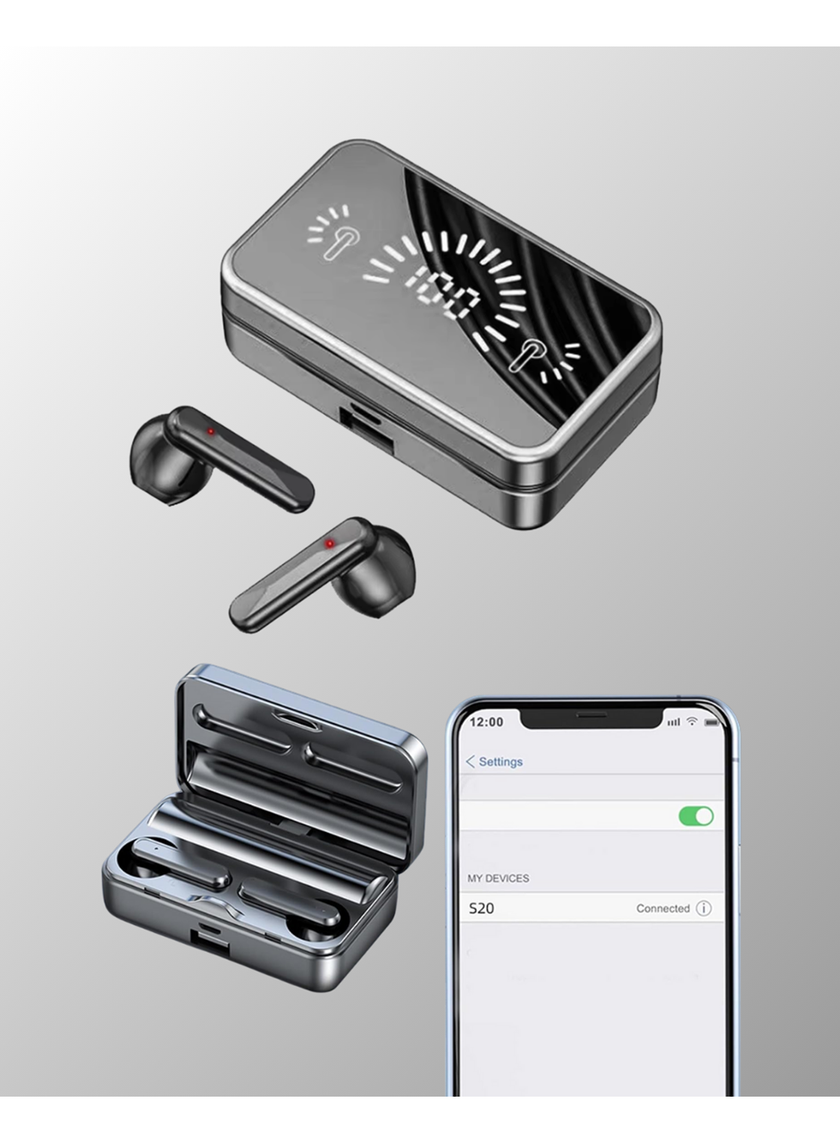 Bluetooth 5.1 Destekli  bluetooth kulaklık – ANC ve Stereo Sesli