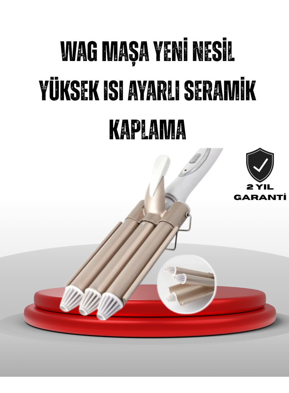 Ayarlanabilir Isı Ayarıyla Profesyonel Bukle Maşası – Hızlı ve Nazik Şekillendirme