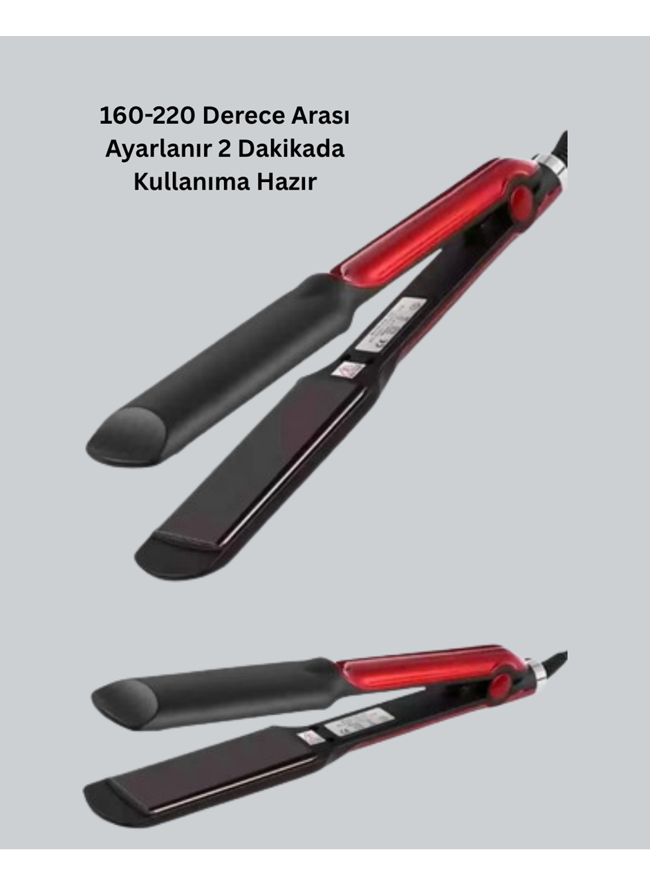 160°–220° Isı Ayarlı Saç Düzleştirici – Seyahat Tipi Hafif Model