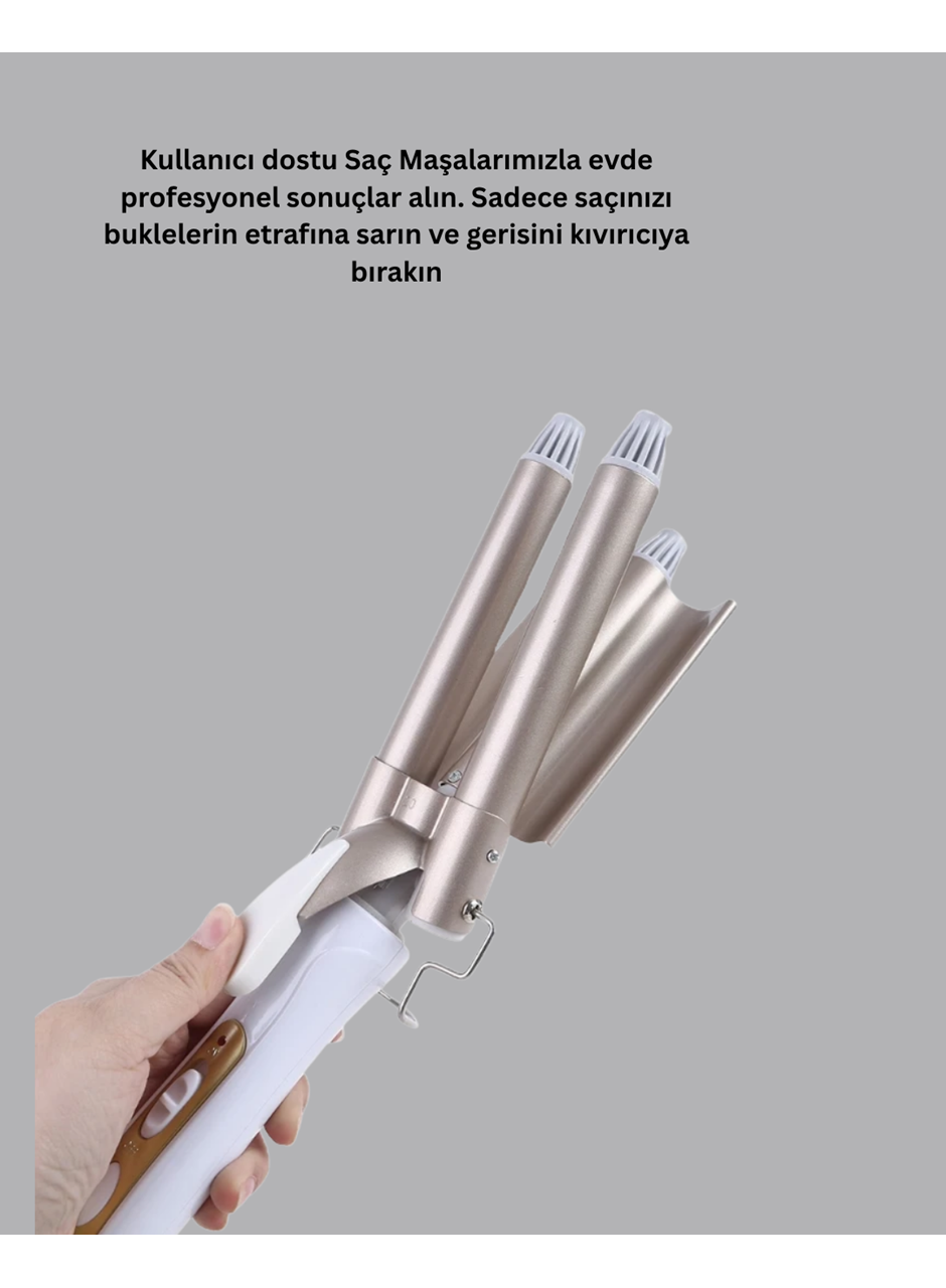 Bukle Saç Maşası – Kolay Kullanım, Sağlıklı Bukleler yüksek ısılı
