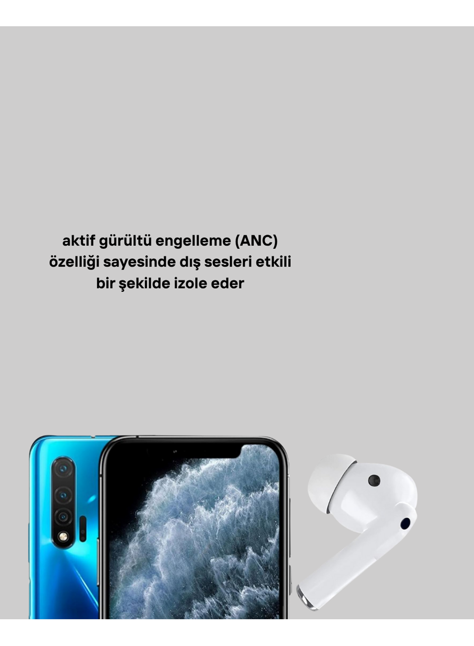 Gürültü Engelleme Özellikli Kablosuz Bluetooth Kulaklık –  Type-C Hızlı Şarj