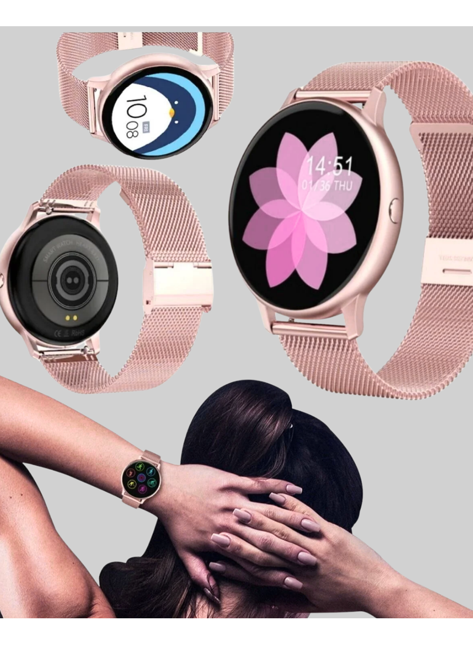 Akıllı Saat – Bluetooth Arama, Suya Dayanıklı, Renkli Ekran