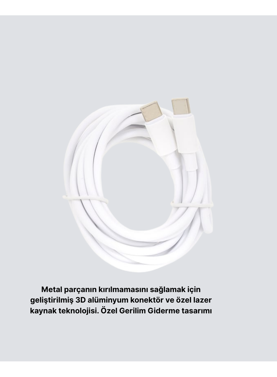 30W Hızlı Şarj Destekli 5.0A Type-C Kablo Veri Aktarım Özellikli