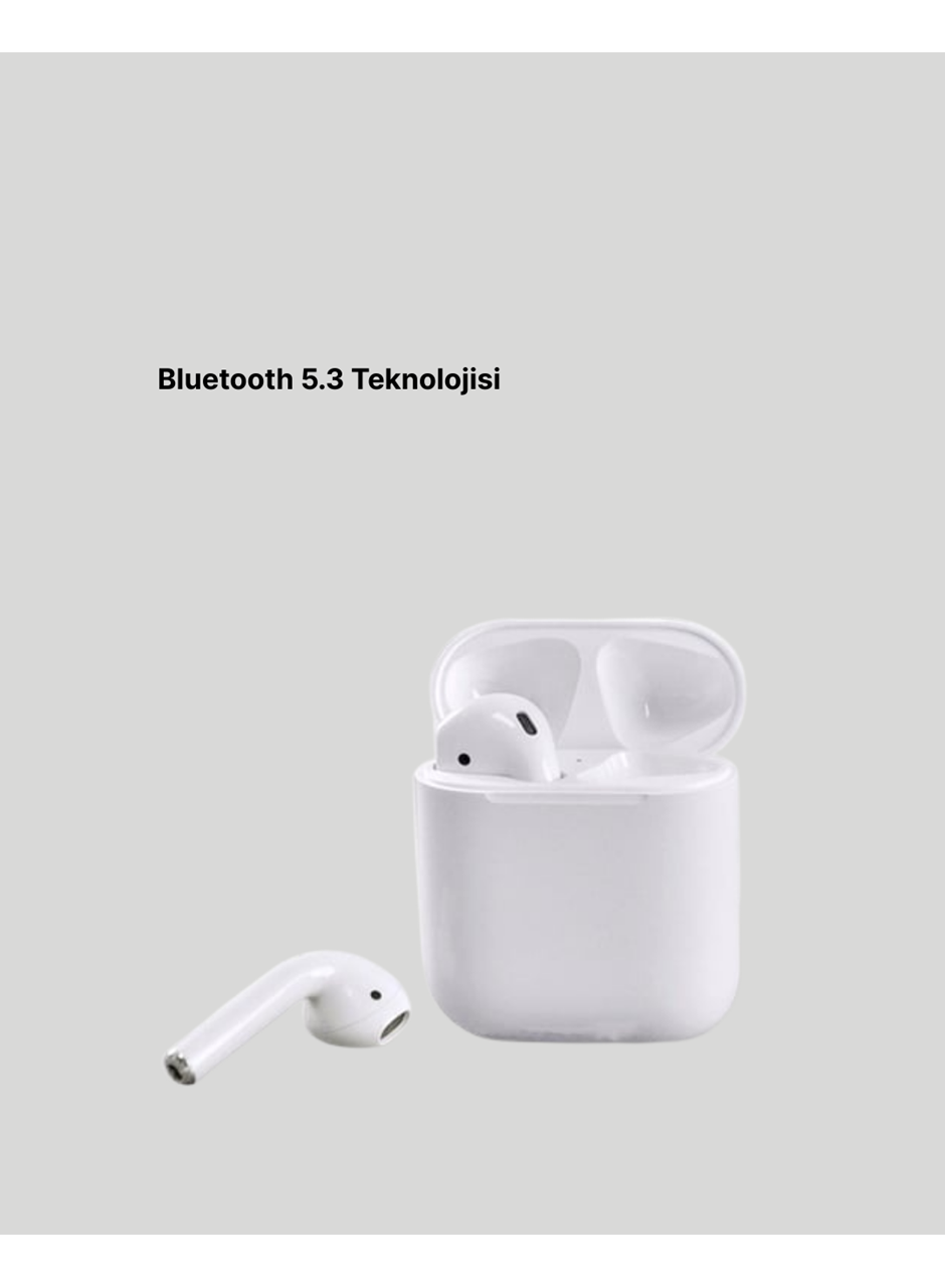 Dokunmatik Kontrollü 2. Nesil Bluetooth 5.0 Uzun Pil Ömürlü Kulaklık