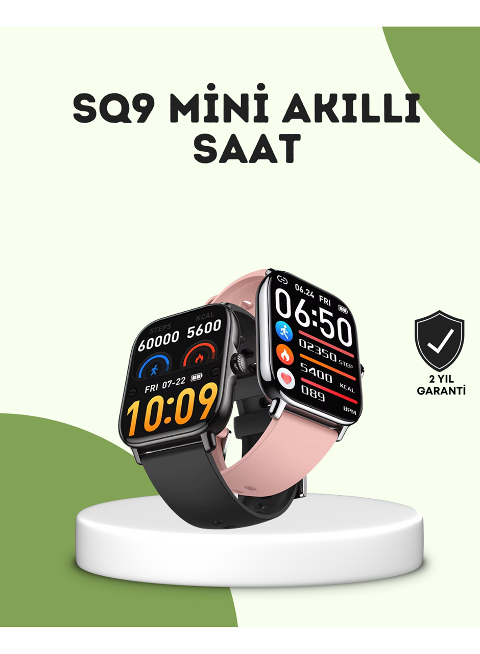 AMOLED Titreşimli Bildirimli Akıllı Saat