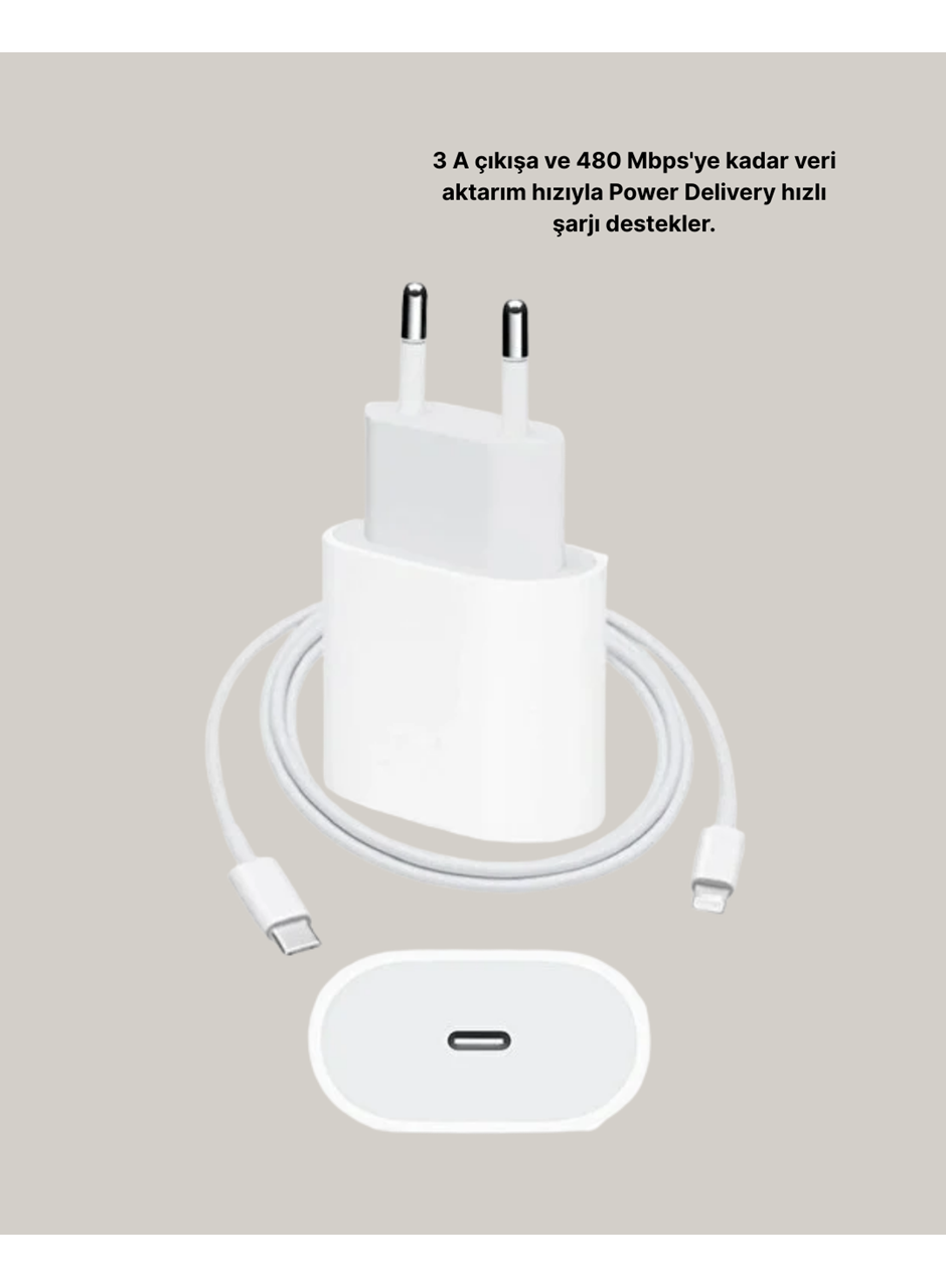Yeni Nesil 20W USB-C Hızlı Şarj Cihazı iOS Tam Uyumlu