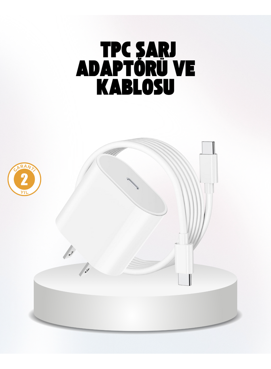 iPhone ve iPad Uyumlu 20W Güvenli USB-C Hızlı Şarj Adaptörü